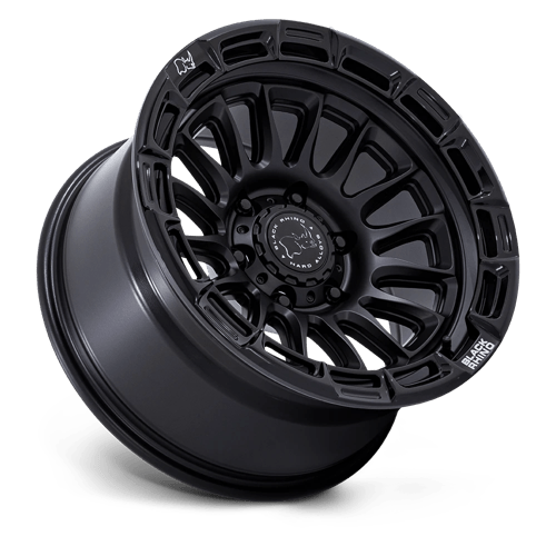17x8.5 Black Rhino BR025 Rival Matte Black W/ Gloss Black Lip 6x139.7 ET10 Wheel