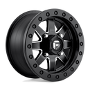 15X7 Fuel UTV D938 Maverick Beadlock MT-BLK-MIL 4X137 ET38 wheel/rim