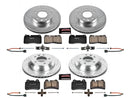 PowerStop Z23 Daily Driver Carbon-Fiber Ceramic Brake Pad and Drilled & Slotted