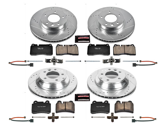 PowerStop Z23 Daily Driver Carbon-Fiber Ceramic Brake Pad and Drilled & Slotted