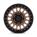 18X9 KMC KM552 IMS Matte Bronze With Gloss Black Lip 6x139.7 ET0 Wheel Rim
