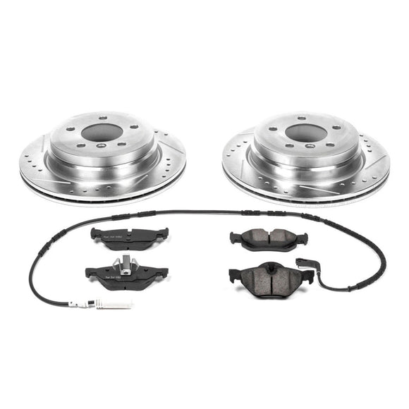 PowerStop Z23 Daily Driver Carbon-Fiber Ceramic Brake Pad and Drilled & Slotted
