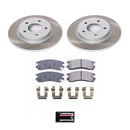 PowerStop Semi-Coated Rotor and Low-Dust Ceramic Brake Pad Kit