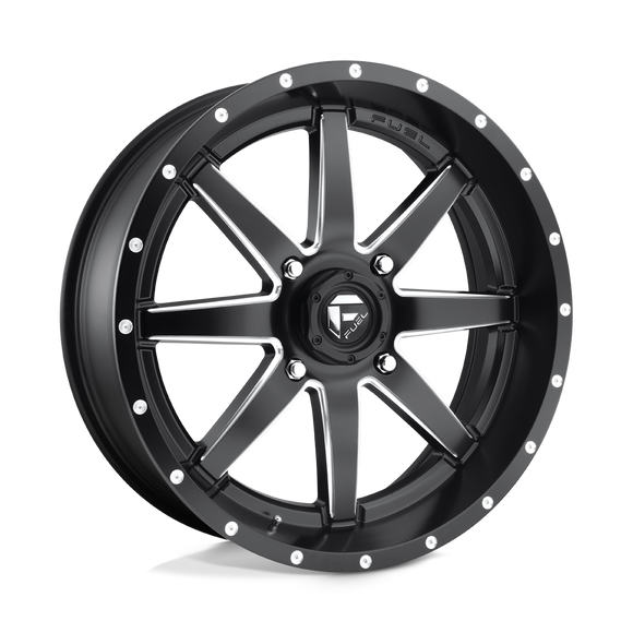 20X7 Fuel UTV D538 Maverick Matte Black Milled 4X137 ET13 wheel/rim