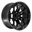 20x9 Defiant DF03 Satin Black and Charcoal 6x139.7 6x5.5 ET-12 Wheel Rim