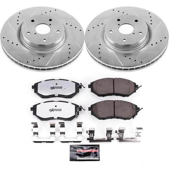 PowerStop Z26 Street Performance Ceramic Brake Pad and Drilled & Slotted Rotor K