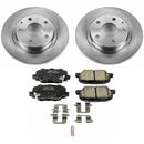 PowerStop OE Stock Replacement Low-Dust Ceramic Brake Pad and Rotor Kit