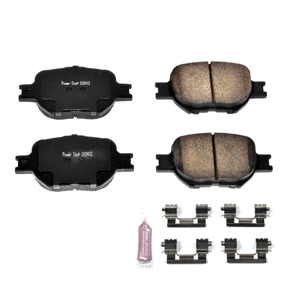 PowerStop Z23 Evolution Sport Carbon-Fiber Brake Pads With Hardware