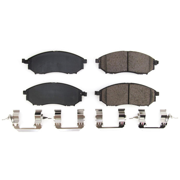 PowerStop Z17 Evolution Ceramic Brake Pads With Hardware