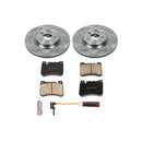 PowerStop OE Stock Replacement Low-Dust Ceramic Brake Pad and Rotor Kit