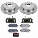 PowerStop OE Stock Replacement Low-Dust Ceramic Brake Pad, Rotor and Caliper Kit