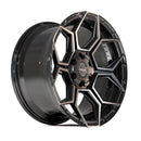4Play Sport2.0 4PS26 20x9 Black Brushed Face Tinted Wheel 5x127 ET-6 CB87.1
