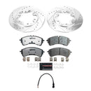 PowerStop Z36 Carbon-Fiber Ceramic Brake Pad with Drilled and Slotted Rotor Kit