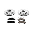 PowerStop Z23 Daily Driver Carbon-Fiber Ceramic Brake Pad and Drilled & Slotted