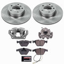 PowerStop OE Stock Replacement Low-Dust Ceramic Brake Pad, Rotor and Caliper Kit