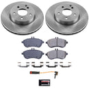 PowerStop OE Stock Replacement Low-Dust Ceramic Brake Pad and Rotor Kit