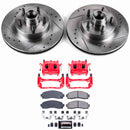 PowerStop Z23 Daily Driver Carbon-Fiber Ceramic Pads Drilled & Slotted Rotor & C
