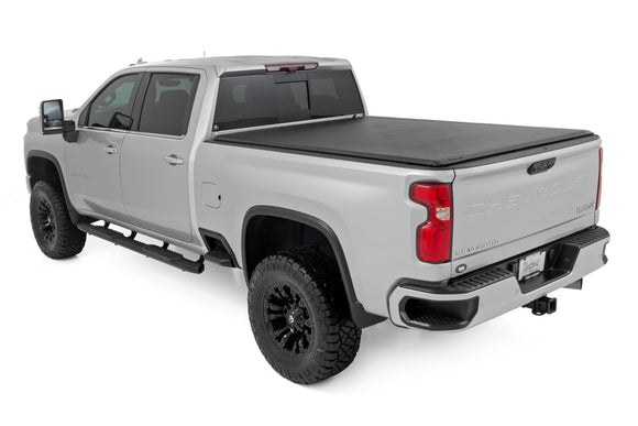 Rough Country Soft Roll Up Bed Cover 6'9" Bed For Chevy GMC 2500HD 3500HD 20-24