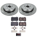 PowerStop OE Stock Replacement Low-Dust Ceramic Brake Pad and Rotor Kit