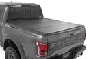 Rough Country Hard Tri-Fold Flip Up Bed Cover 5'7" Bed For Ford F-150 21-23