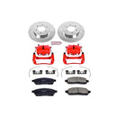 PowerStop Z23 Daily Driver Carbon-Fiber Ceramic Pads Drilled & Slotted Rotor & C