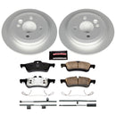 PowerStop Genuine Geomet Coated Rotor and Carbon-Fiber Ceramic Brake Pad Kit