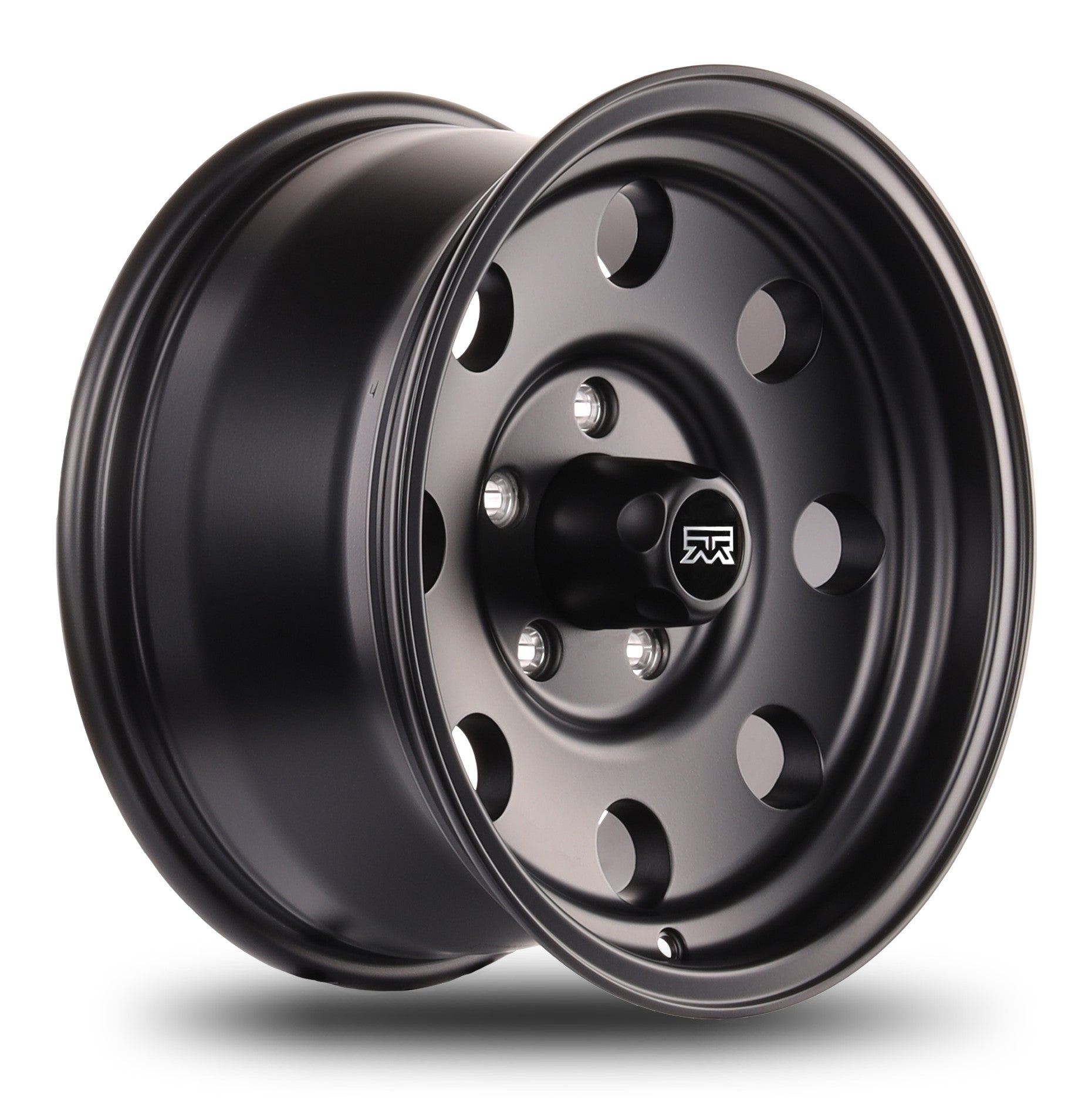 16x8 Mudder Trucker MT614 Deisel Satin Black 5x127 5x5 ET0 Wheel Rim