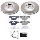 PowerStop Semi-Coated Rotor and Low-Dust Ceramic Brake Pad Kit