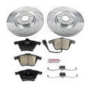 PowerStop Z23 Daily Driver Carbon-Fiber Ceramic Brake Pad and Drilled & Slotted