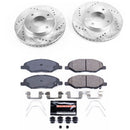 PowerStop Z23 Daily Driver Carbon-Fiber Ceramic Brake Pad and Drilled & Slotted