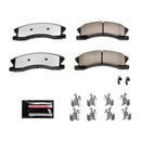 PowerStop Z36 Truck And Tow Carbon-Fiber Ceramic Brake Pads With Hardware
