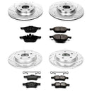 PowerStop Z23 Daily Driver Carbon-Fiber Ceramic Brake Pad and Drilled & Slotted