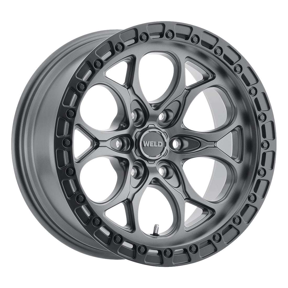 20x9 WELD Off-Road Ledge Six Gunmetal / Black 6x135 ET0 Wheel Rim