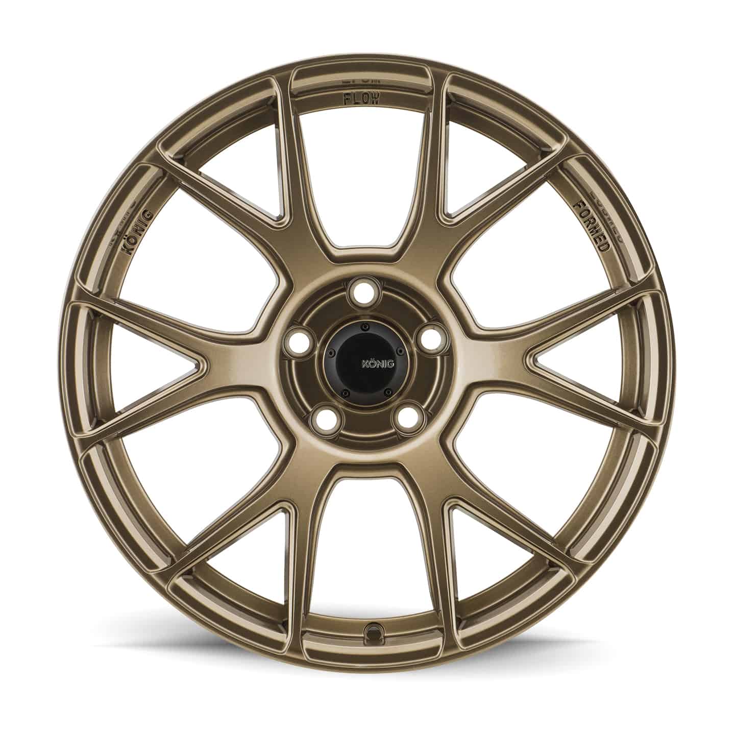 19x10 Konig Ampliform Gloss Bronze 5x120 ET28 Wheel Rim