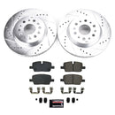 PowerStop Z23 Daily Driver Carbon-Fiber Ceramic Brake Pad and Drilled & Slotted