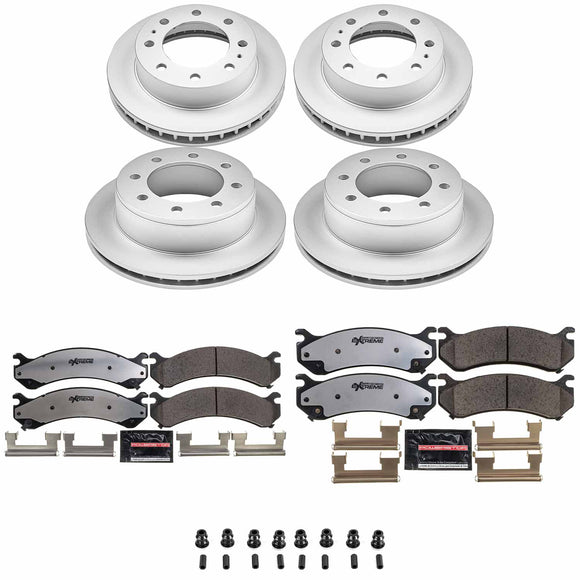 Z36 Truck & Tow Premium Carbon-Fiber Ceramic Brake Pad and Fully Coated Rotor Ki