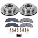PowerStop OE Stock Replacement Low-Dust Ceramic Brake Pad and Rotor Kit