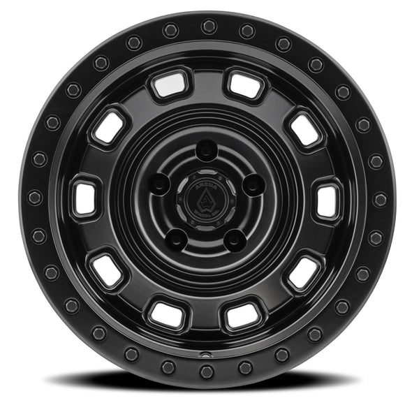 17x9 Arena Wheel Gunner Satin Black Wheel 6x135 ET0 CB87.12