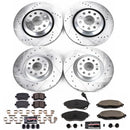PowerStop Z23 Daily Driver Carbon-Fiber Ceramic Brake Pad and Drilled & Slotted