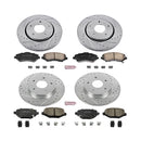 PowerStop Z23 Daily Driver Carbon-Fiber Ceramic Brake Pad and Drilled & Slotted