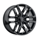 22X9 Performance Replicas PR196 Satin Black 6X139.7 6X5.5 ET24 Wheel Rim-2