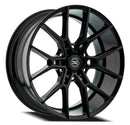 22x10 Select Precision Alloys ALPINE Satin Black Wheel 6x135 ET30 CB87.12