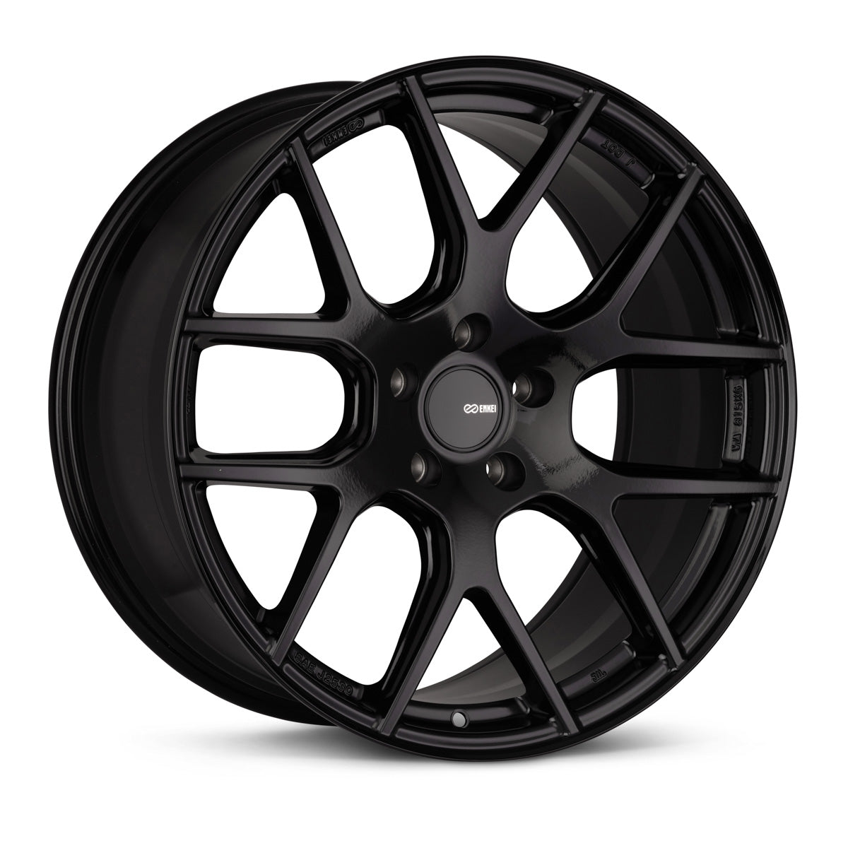 20X8.5 Enkei XM6 Black Gloss Wheel/rim 5x112 ET40 531-285-4440BK