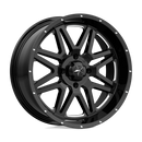 16X7 MSA OFFROAD Vibe Black Wheel/Rim 4X137 ET0 4-137 16-7 M26-06737M