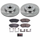 PowerStop OE Stock Replacement Low-Dust Ceramic Brake Pad and Rotor Kit