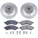 PowerStop Genuine Geomet Coated Rotor and Low-Dust Ceramic Brake Pad Kit