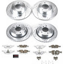 PowerStop Z26 Street Performance Ceramic Brake Pad and Drilled & Slotted Rotor K