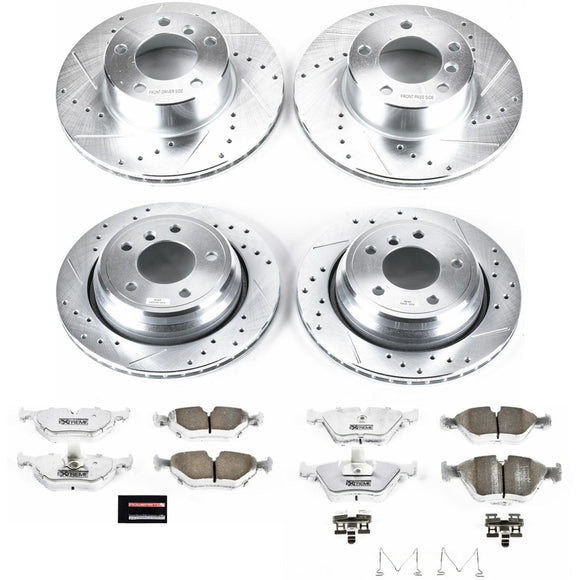 PowerStop Z26 Street Performance Ceramic Brake Pad and Drilled & Slotted Rotor K