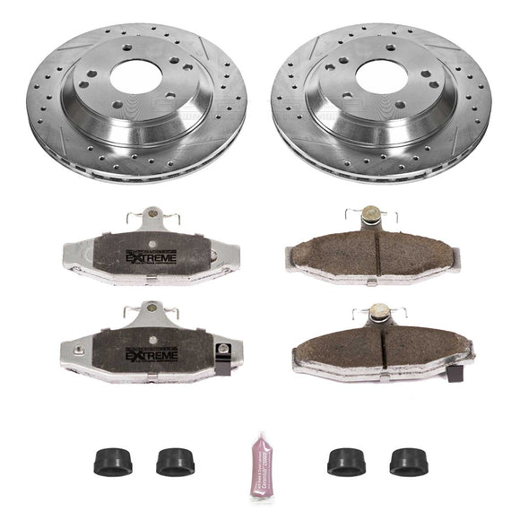PowerStop Z26 Street Performance Ceramic Brake Pad and Drilled & Slotted Rotor K