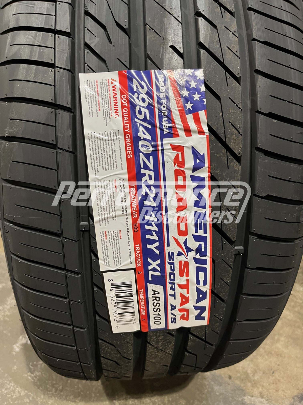 295/40ZR21 American Roadstar Sport A/S 111Y BSW XL 295 40 21 